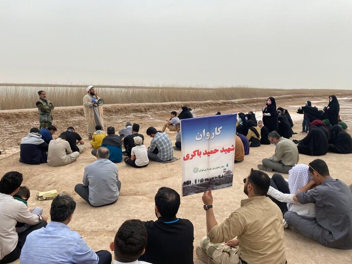 بازگشت کاروان راهیان نور منطقه ۱۳ از مناطق جنوبی کشور 