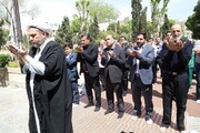 اقامه نماز روز طبیعت در بوستان‌های منتخب دارالشهدای تهران