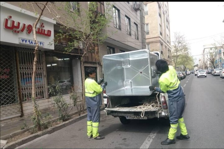 افزایش و نوسازی مخازن پسماند در منطقه ۱۳