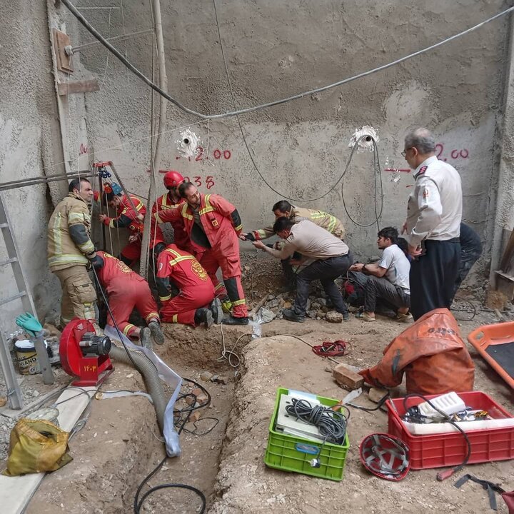 فوت یک کارگر ساختمانی به دلیل سقوط در چاه