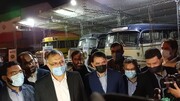 نمایش اتوبوس‌های قدیمی شرکت واحد تهران در بوستان ولایت
