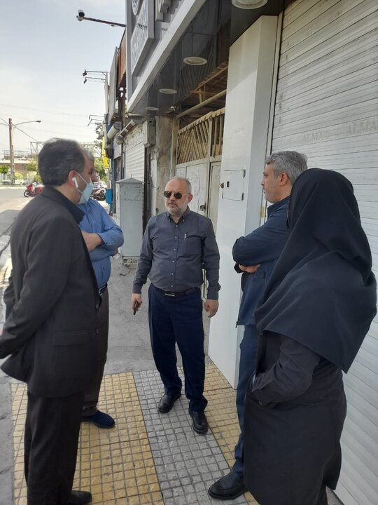 اصلاح مسیر دسترسی شهروندان حاشیه شهر تهران در شهرک طالقانی