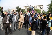برپایی پردیس فرهنگی "الی بیت المقدس" شهرداری منطقه ۱۰ در مسیر راهپیمایی روز جهانی قدس
