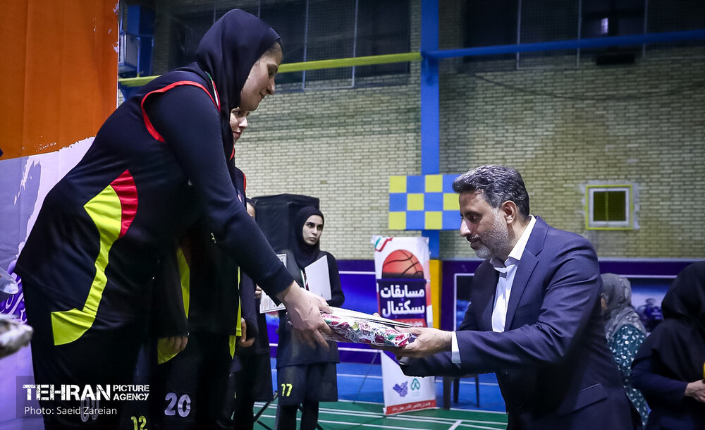 مسابقات بسکتبال بانوان شهر تهران
