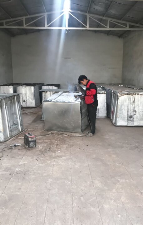 نوسازی مخازن پسماند محلات غربی تهران