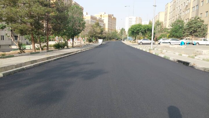 معابر شهرک امید دژبان یک هفته‌ای آسفالت شد