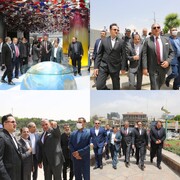 حضور وزیر فرهنگ لبنان در منطقه فرهنگی و گردشگری عباس آباد