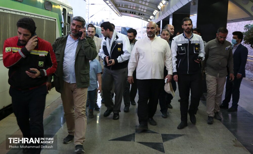 خدمات ویژه مترو تهران در مراسم سلام فرمانده