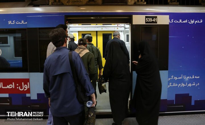 عزم جدی برای افزایش سهم مترو در جابجایی مسافران