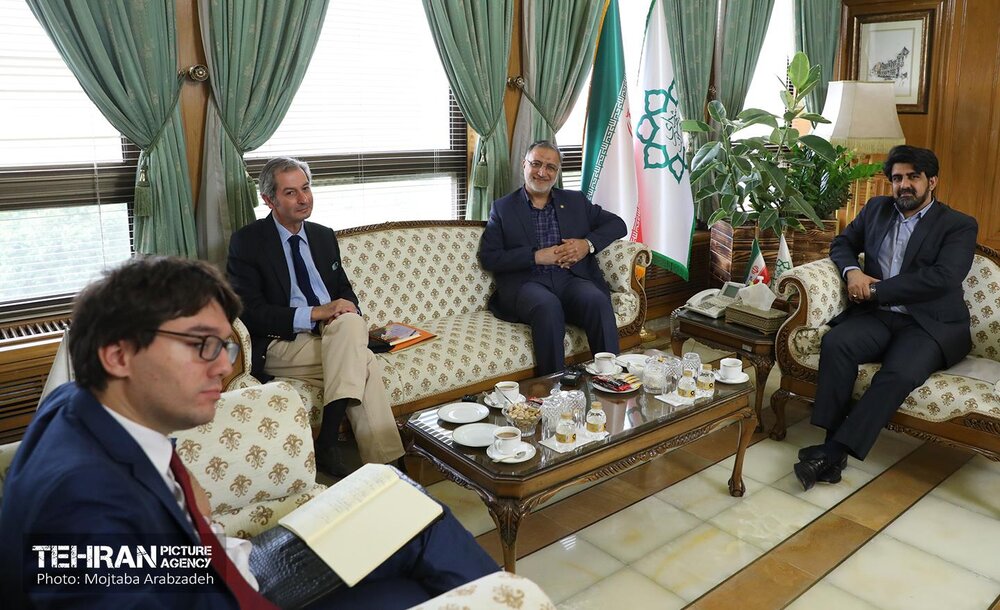 دیدار سفیر پرتغال با شهردار تهران