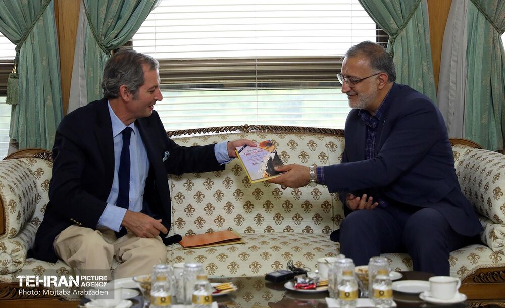 دیدار سفیر پرتغال با شهردار تهران