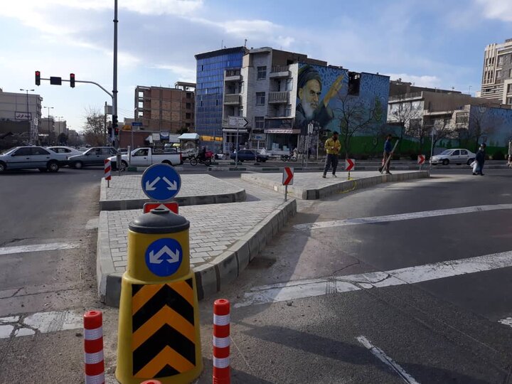 بهبود بار ترافیکی معابر شمال شرق تهران/ اصلاح هندسی بیش از هزار و ۸۰۰ متر از معابر منطقه ۴