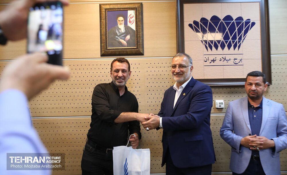 دیدار هیئت عراقی با شهردار تهران
