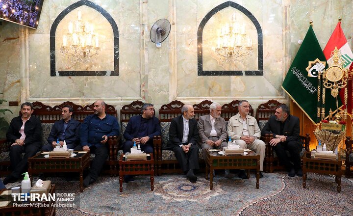 دیدار شهردار تهران با تولیت آستان مقدس عباسیه