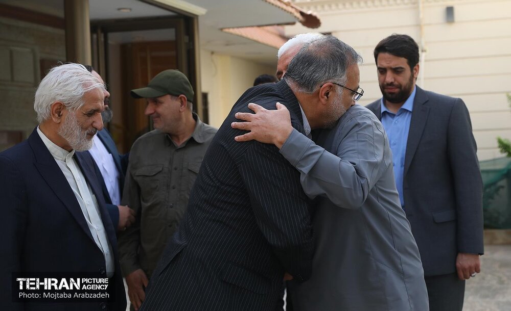 دیدار علیرضا زاکانی با رئیس حشد شعبی عراق