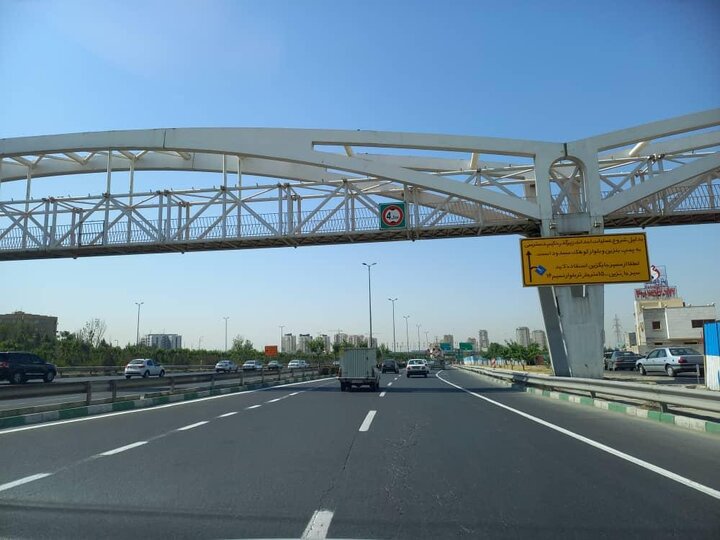 ایمن‌سازی پل‌های عابر پیاده آزادراه تهران_ کرج