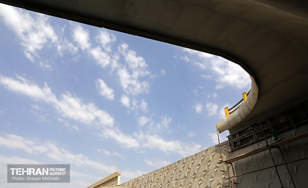 بازدید شهردار تهران از پروژه بزرگراه شهید بروجردی