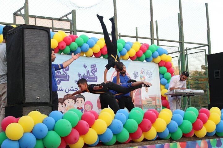 جشنواره گذر کودکی در بوستان نرگس منطقه ۲۱ برگزار شد