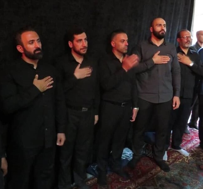 برپایی موکبهای حسینی در باغراه حضرت فاطمه زهرا (س)