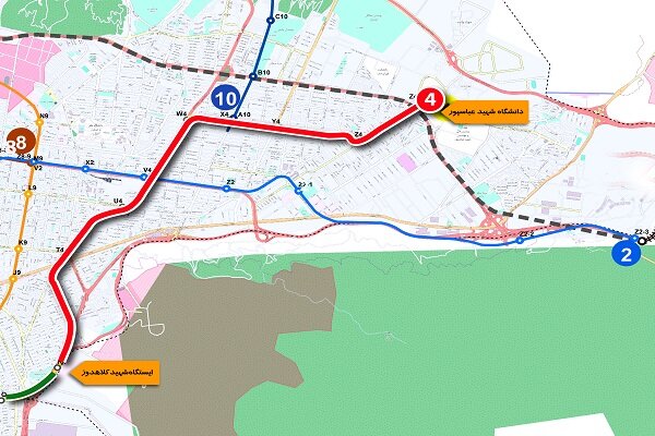 اجرای فاز نخست پروژه توسعه شرقی خط ۴ مترو پایتخت/ حفاری تونل‌های دسترسی ۴ ایستگاه به تونل اصلی 