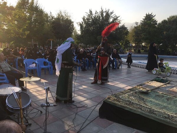 برگزاری مراسم تعزیه در بوستان نوفل لوشاتو