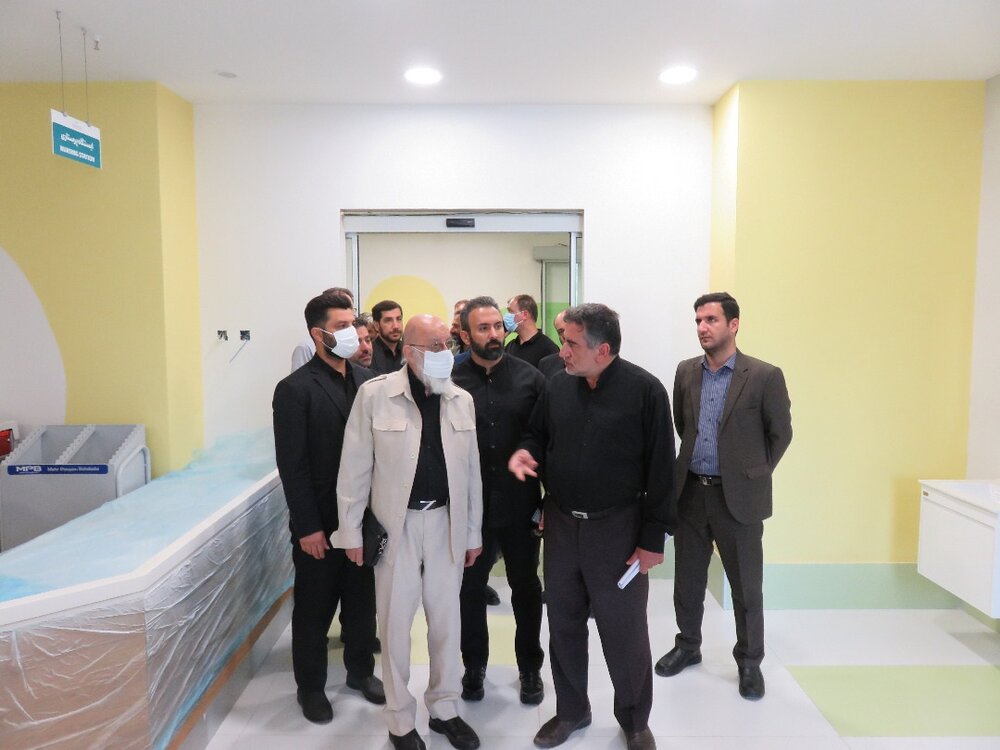 بازدید رئیس شورای شهر تهران از بیمارستان کودکان حکیم در منطقه۱۸