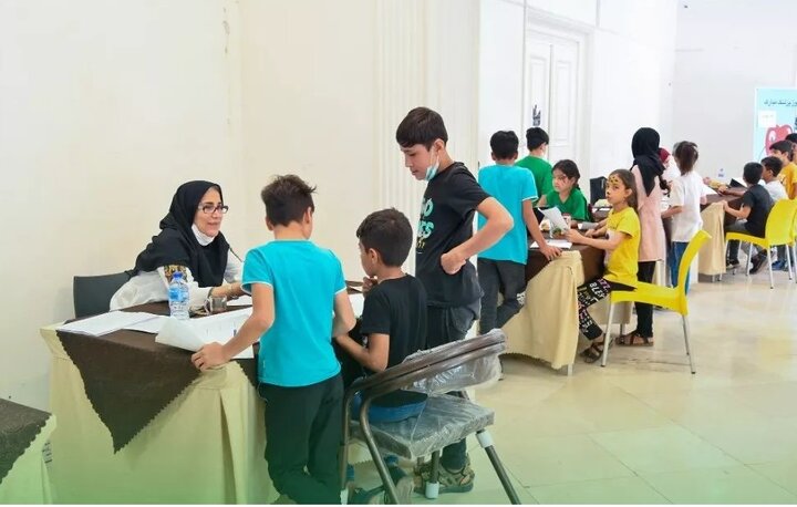 پایش سلامتی کودکان کار و کم‌بضاعت شمال تهران در روز پزشک