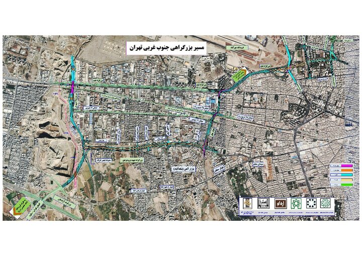 آغاز عملیات احداث شاخه غربی ادامه بزرگراه یادگار امام(ره)
