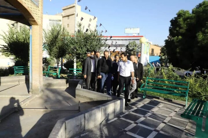 اجرای طرح بهسازی میدان امامت در منطقه۱۳