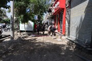 اجرای عملیات توسعه محله‌ای پیاده‌راه سازی بتنی در خیابان مولوی