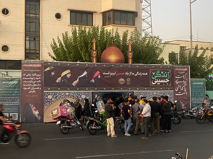برپایی موکب تکیه ملت در میدان بهارستان تا پایان ماه صفر 