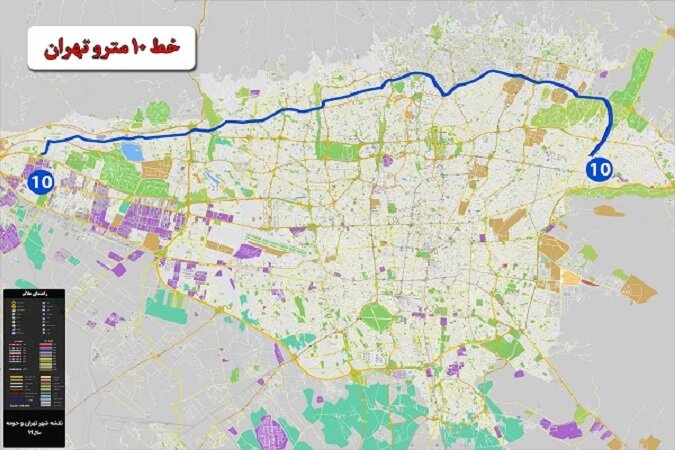تحویل زمین برای احداث ایستگاه‌های خط ۱۰ مترو تهران 