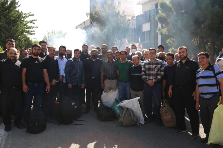 اعزام دومین گروه از جهادگران منطقه ۲۲به پایانه مرزی خسروی