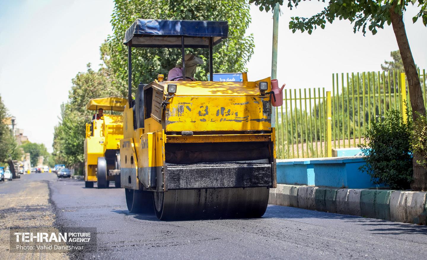 از تولید بالغ بر ۵۶۰ هزار تن آسفالت در تهران تا ساخت و تکمیل تونلهای شهری در راستای کاهش مشکلات ترافیکی