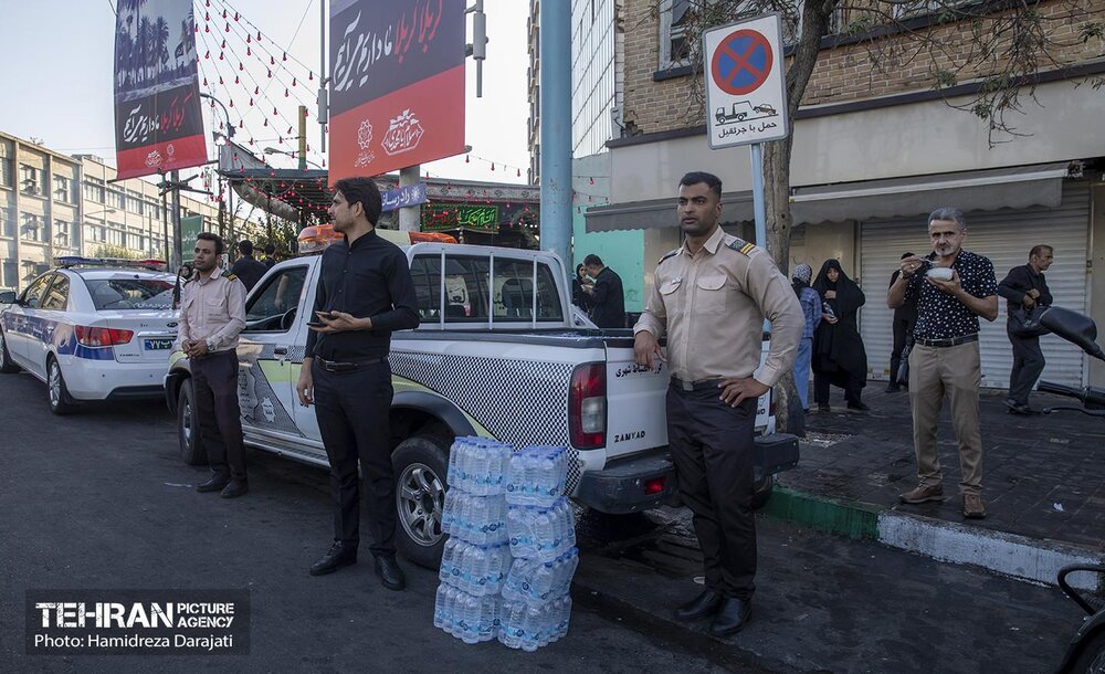 خدمات شهرداری تهران در راهپیمایی جاماندگان حسینی(ع)