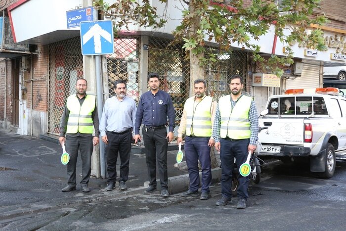 برگزاری مانور طرح استقبال از مهر در منطقه ۱۰