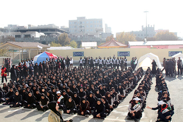 نواختن زنگ «شهر آماده» در مدارس تهران