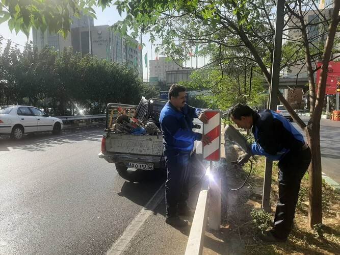 خیابان قزوین خطکشی شد/ روکش ۱۶ کیلومتری معابر منطقه ۱۰