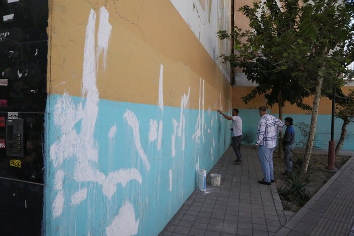 خیابان قزوین خطکشی شد/ روکش ۱۶ کیلومتری معابر منطقه ۱۰