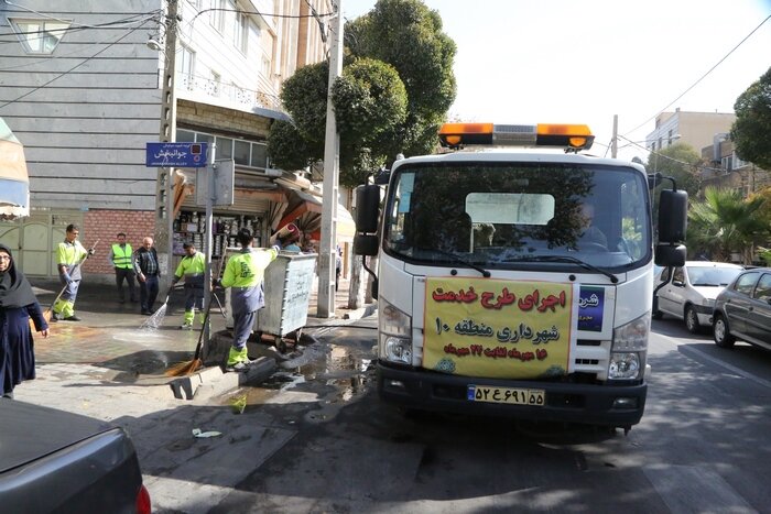 خیابان قزوین خطکشی شد/ روکش ۱۶ کیلومتری معابر منطقه ۱۰