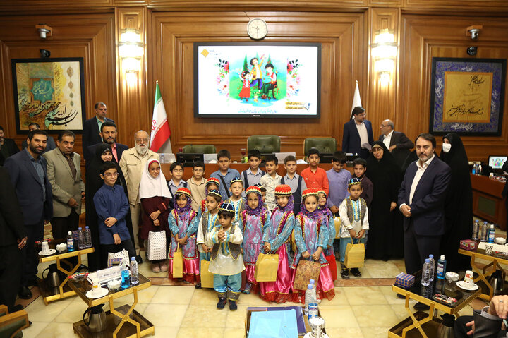 حضور کودکان منطقه ۱۲ در صحن شورای اسلامی شهر تهران