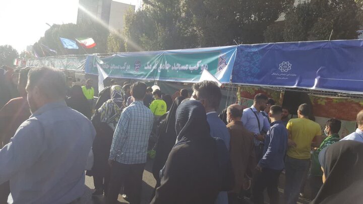 خدمت‌رسانی و فعالیت ۲۲ مسجد در اجتماع بزرگ امت رسول ا...(ص)