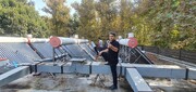 تعمیر و راه‌اندازی آبگرمکن‌های خورشیدی بوستان‌های منطقه ۱۷