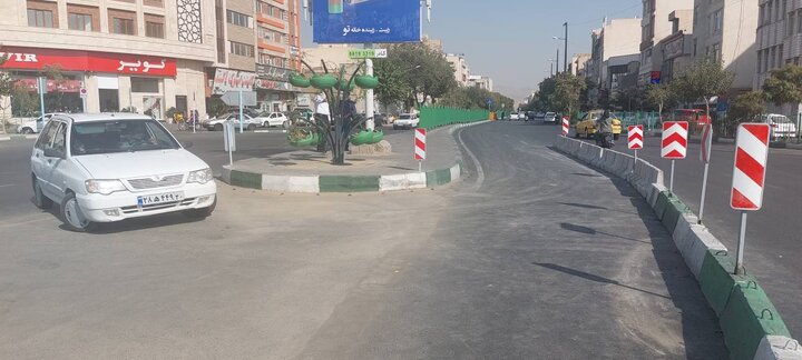 بازگشایی دوربرگردان شرق به شرق خیابان پیروزی تقاطع بزرگراه امام علی (ع) 