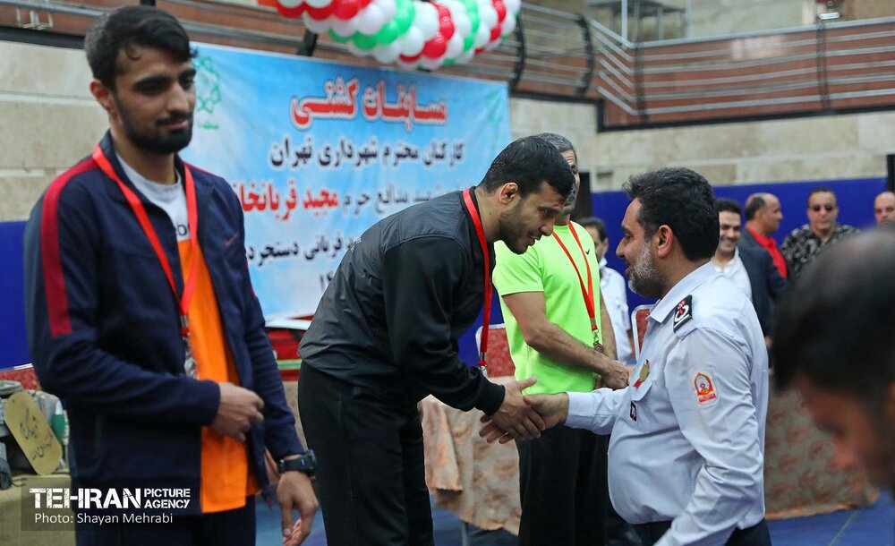 اختتامیه مسابقات کشتی شهرداری تهران