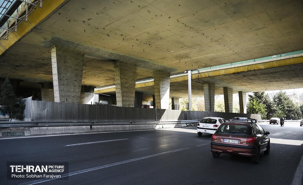 پروژه مقاوم‌سازی پل تقاطع بزرگراه های همت و شیخ فضل الله نوری