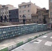 افزایش ایمنی فضاهای شهری منطقه۲ با احداث دیوارهای سنگی