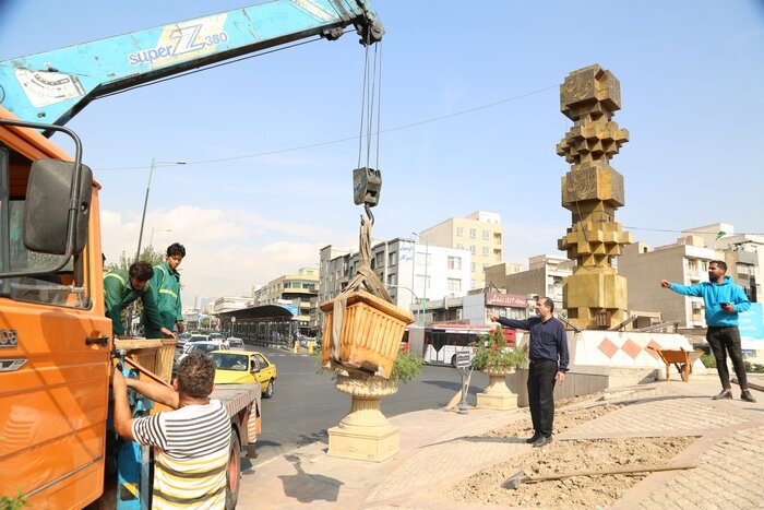 میدان جمهوری اسلامی نونوار میشود