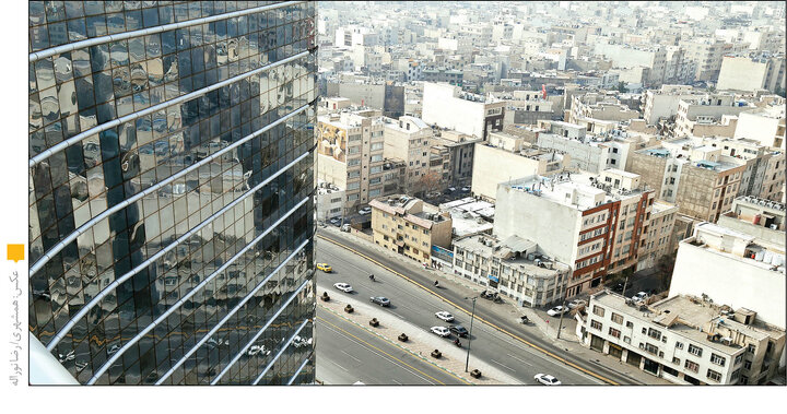 خطر ریزش سنگ و شیشه