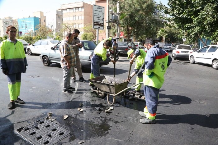 لایروبی بیش از ۵۳ هزار متر از شبکه آبهای سطحی در منطقه ۱۰